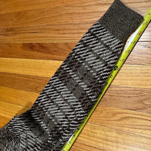 Vintage Jantzen Orlon Acrylic Brown Plaid Cardigan Sweater Medium USA Grandpa - Picture 6 of 7